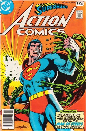 Action Comics (1938) issue 485-C UK Price Cover