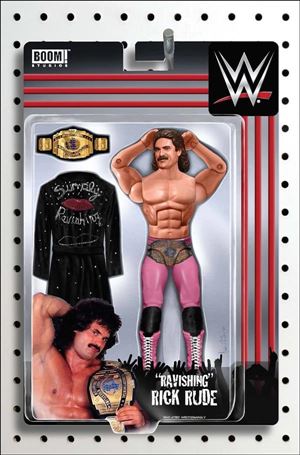 WWE issue 6-B Adam Riches Action Figure Cover