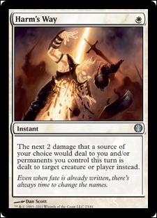 Magic the Gathering: Duel Decks: Knights vs. Dragons (Base Set) card 23 Harm's Way