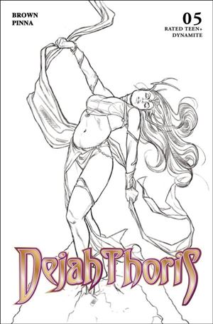 Dejah Thoris (2023) issue 5-G Joshua Swaby 1:10 Line Art Cover