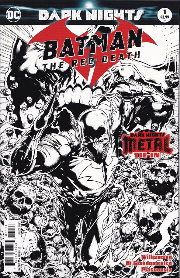 Batman: The Red Death issue 1-D Jason Fabok Black and White Cover (4th Printing)