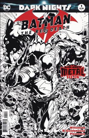 Batman: The Red Death issue 1-D Jason Fabok Black and White Cover (4th Printing)
