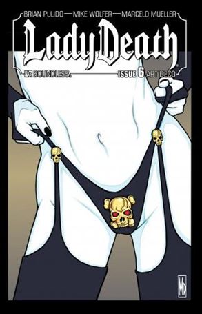 Lady Death (2010) issue 6-C Art Deco Cover 1:3