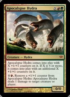 Magic the Gathering: Conflux (Base Set) card 98 Apocalypse Hydra