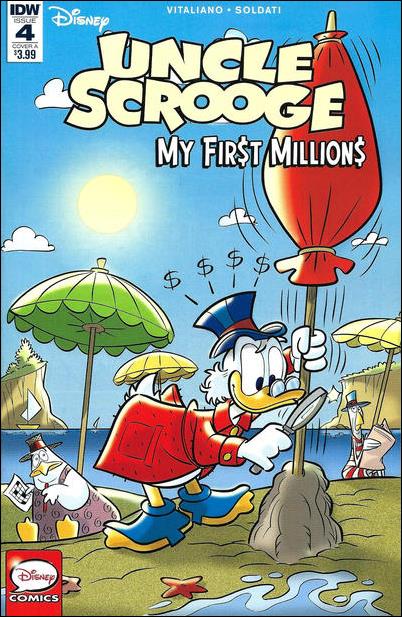 Uncle Scrooge: My First Millions issue 4 Marco Gervasio Cover