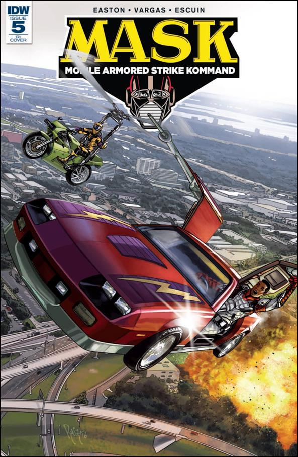 M.A.S.K.: Mobile Armored Strike Kommand issue 5-D Juan Carlos Ruiz Burgos 1:10 Cover