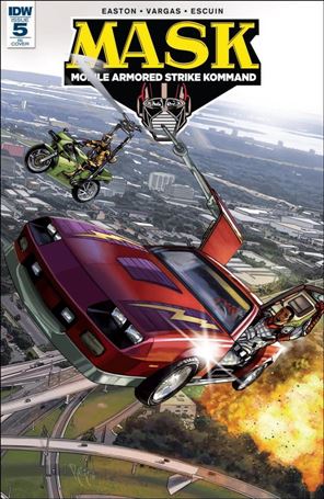 M.A.S.K.: Mobile Armored Strike Kommand issue 5-D Juan Carlos Ruiz Burgos 1:10 Cover