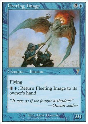 Magic the Gathering: 7th Edition (Base Set) card 74 Fleeting Image