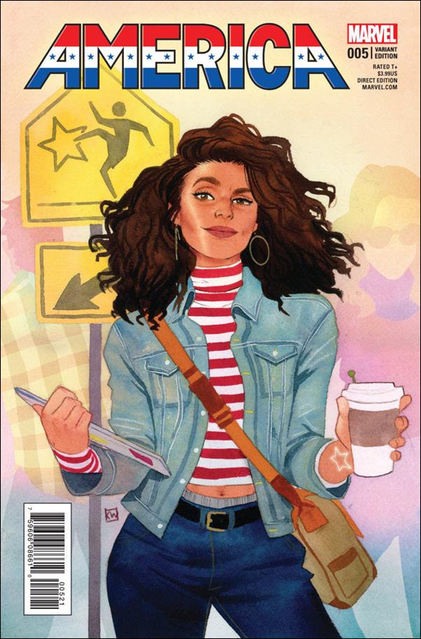 America (2017) issue 5-B Kevin Wada Cover