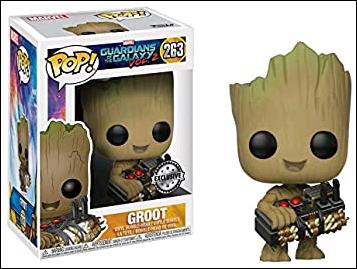 POP! Marvel figure 263 Groot with bomb buttons