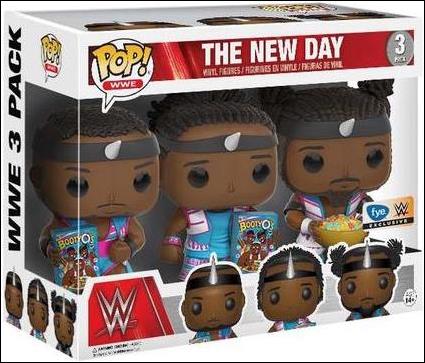 Pop! WWE Multi-Packs figure nn3 The New Day w/Booty O's FYE Exclusive