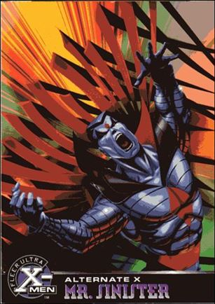 1996 Fleer Ultra X-Men All Chromium (Alternate X Embossed Subset) card 13 Mr. Sinister