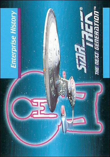 Star Trek: The Next Generation - Inaugural Edition (Base Set) card 44 Enterprise History