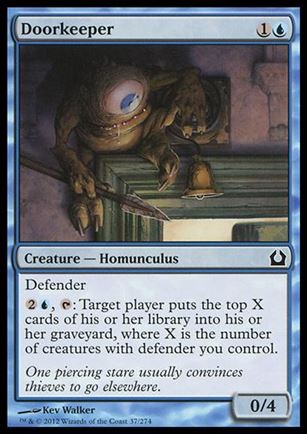 Magic the Gathering: Return to Ravnica (Base Set) card 37 Doorkeeper