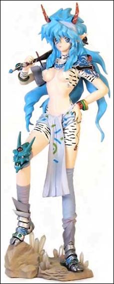 Bome Collection item 1-B Oni-Musume (Blue Repaint)