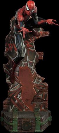 Spider-Man: J. Scott Campbell Collection item 4 Spider-Man (Red & Black) 1/1250
