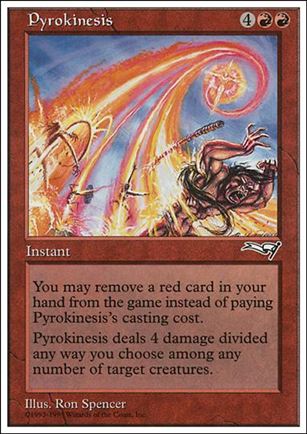 Magic the Gathering: Anthologies (Base Set) card 47 Pyrokinesis
