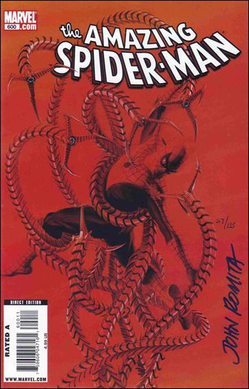 Amazing Spider-Man (1963) issue 600-I Alex Ross Cover DF(Signed by John Romita) 1/135