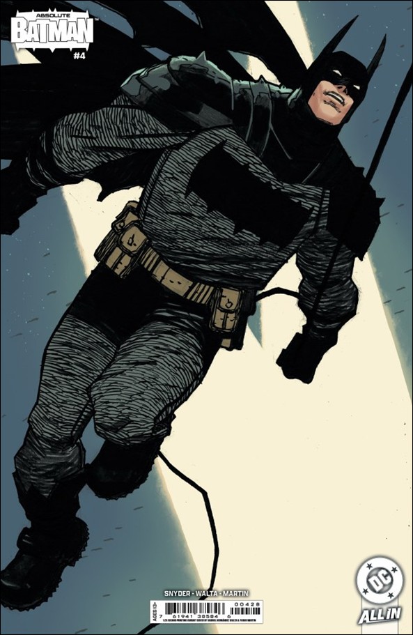 Absolute Batman issue 4-G Gabriel Hernández Walta 1:25 Cover (2nd Printing)
