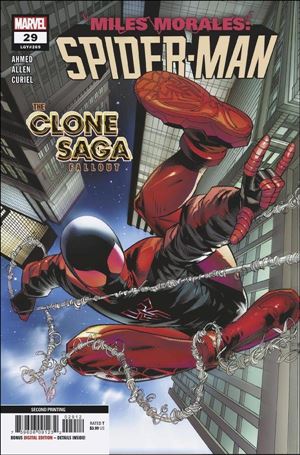 Miles Morales: Spider-Man (2018) issue 29-C Taurin Clarke Cover (2nd Printing)