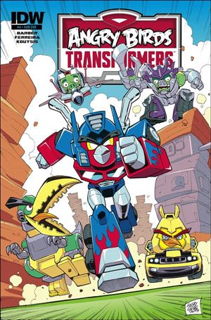 Angry Birds Transformers issue 4-B Guido Guidi Subscription Cover