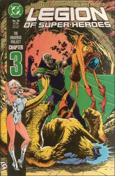 Legion of Super-Heroes (1984) 34-A by DC