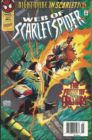 Web of Scarlet Spider issue 3-B Newsstand Edition / Price Variant