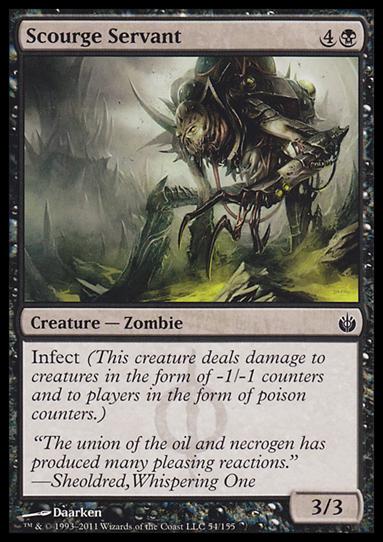 Magic the Gathering: Mirrodin Besieged (Base Set) card 54 Scourge Servant