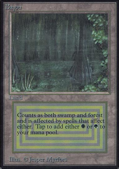 Magic the Gathering: Limited Edition Alpha (Base Set) card 278 Bayou