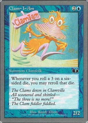 Magic the Gathering: Unglued (Base Set) card 19 Clam-I-Am
