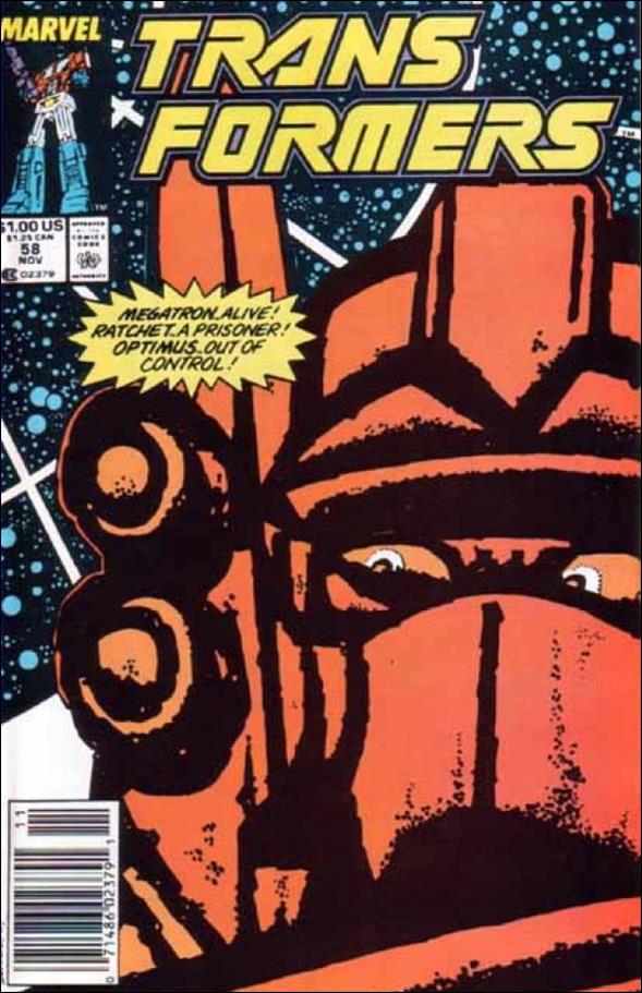 Transformers (1984) issue 58-B Newsstand Cover