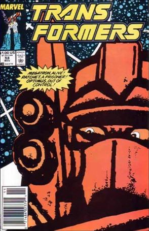 Transformers (1984) issue 58-B Newsstand Cover