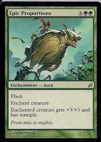 Magic the Gathering: Lorwyn (Base Set) card 209 Epic Proportions
