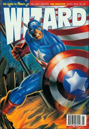 Wizard: The Guide to Comics issue 45-B Captain America Cover