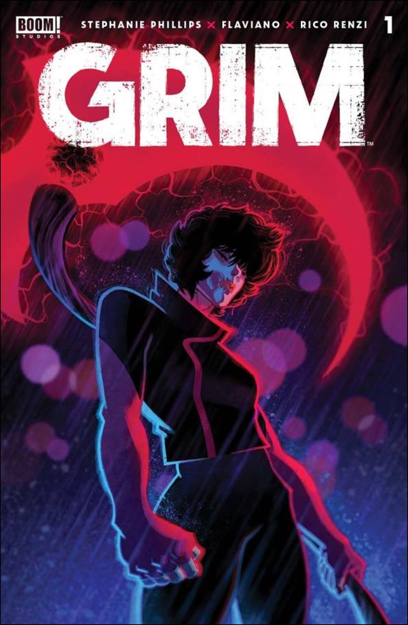 Grim issue 1-L Flaviano LCSD Foil Cover  (Fifth Printing)