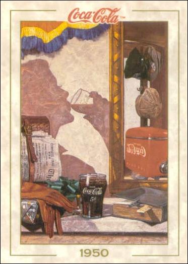 Coca-Cola Collection Series 1 (Base Set) card 57 Original Art (1950)