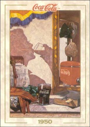 Coca-Cola Collection Series 1 (Base Set) card 57 Original Art (1950)