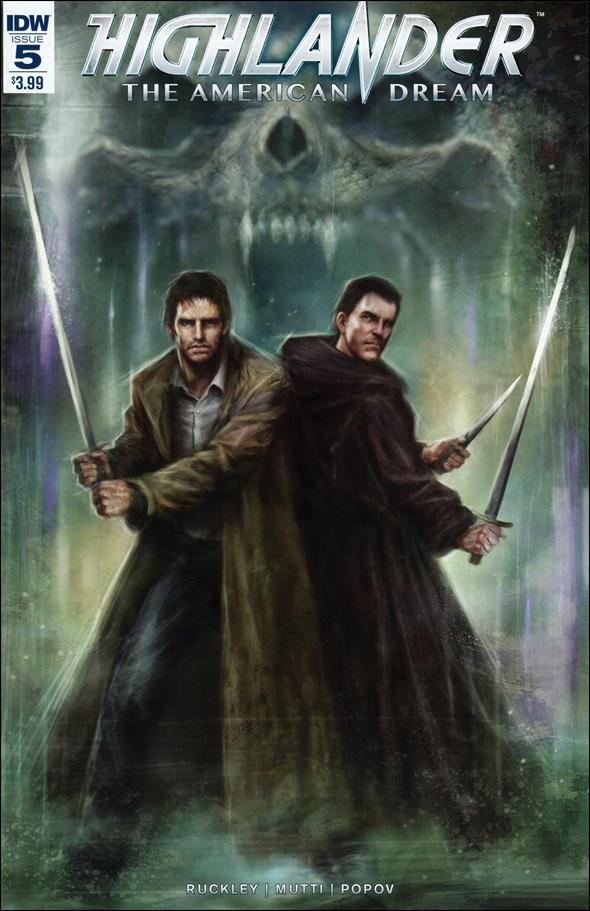 Highlander: The American Dream issue 5 Nick Percival Cover