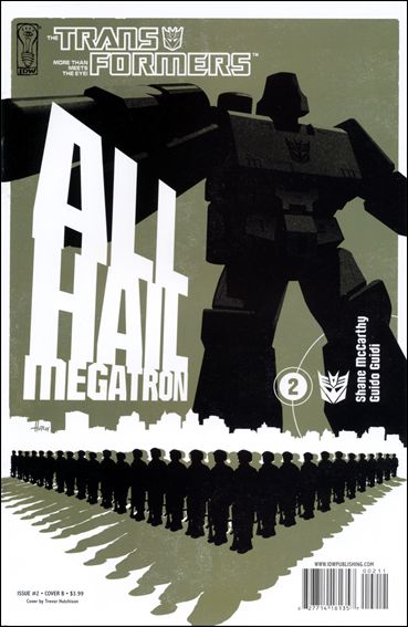 Transformers: All Hail Megatron issue 2-B Trevor Hutchison Cover