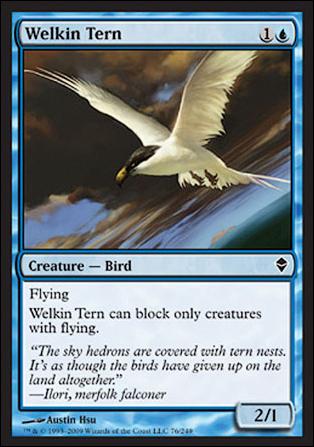 Magic The Gathering: Zendikar (Base Set) card 76 Welkin Tern