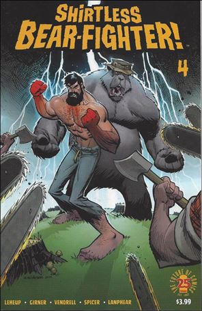 Shirtless Bear-Fighter issue 4 Andrew Robinson Standard Cover