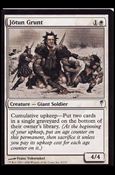 Magic the Gathering: Coldsnap (Base Set) card 8 Jotun Grunt