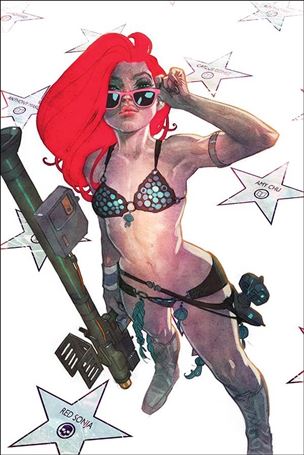 Red Sonja (2017) issue 13-F Ben Caldwell Virgin Cover
