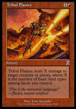 Magic the Gathering: Time Spiral (Timeshifted Subset) card 70 Tribal Flames