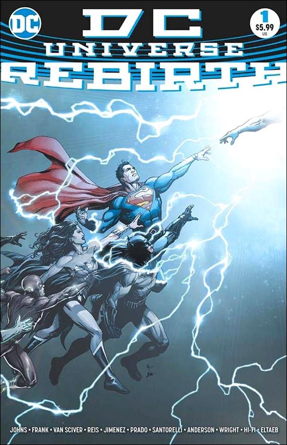 DC Universe: Rebirth issue 1-D Gary Frank Wraparound Cover (2nd Printing)