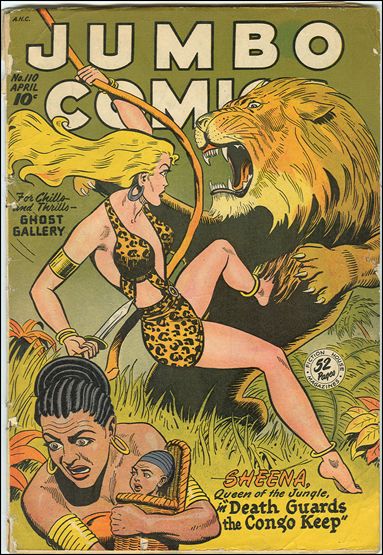 Jumbo Comics (1938) issue 110 Sheena Queen of the Jungle