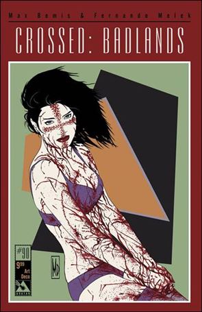 Crossed: Badlands issue 90-F Art Deco Cover