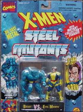 X-Men Steel Mutants (2-Packs) figure 9 Beast vs Evil Morph