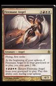 Magic the Gathering: Ravnica (Base Set)  card 205 Firemane Angel