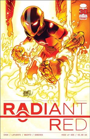 Radiant Red issue 2 David Lafuente Cover